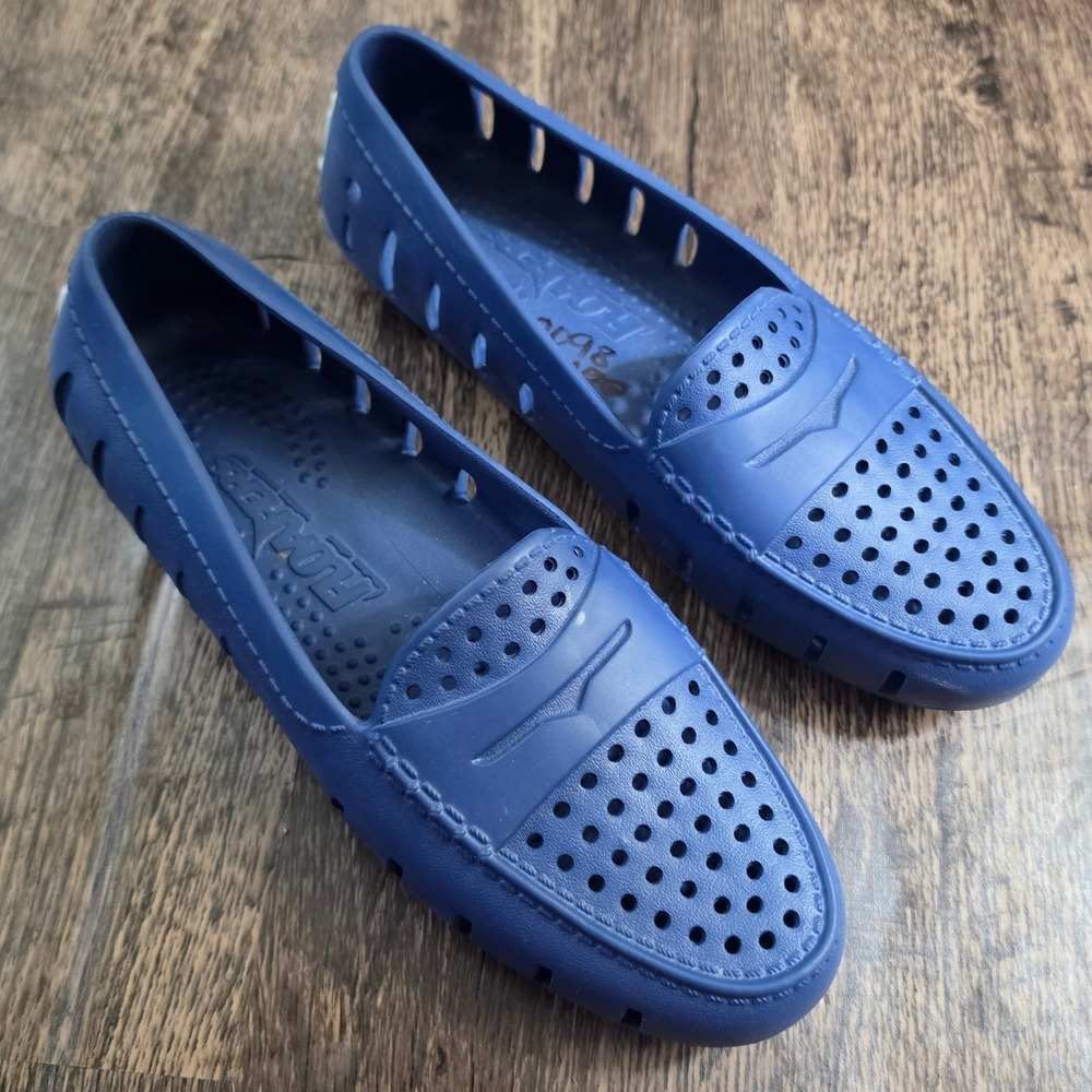 FLOAFERS Country Club Driver Women Size 10 Blue EVA Foam Water Shoe Loafers